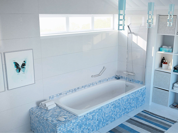 Стальная ванна BLB Universal HG 150x70 B50H