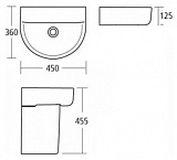Рукомойник Ideal Standard Connect Arc E796801