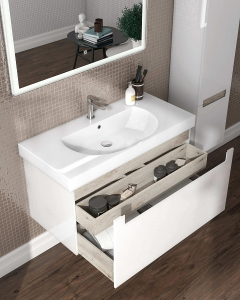 Тумба для раковины Kerama Marazzi Buongiorno 100 см BGP.100.1+1\WHT