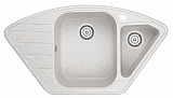 Мойка кухонная Granula многоугольная кварц 9101, АРКТИК
