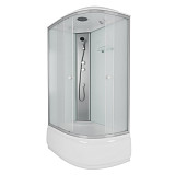 Душ.каб. NG-7310-14L (1200х800х2150) высокий поддон(40см) стекло МАТОВОЕ 4 места