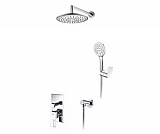 Встраиваемый комплект для душа с верхней душевой насадкой и лейкой Wasserkraft A14130