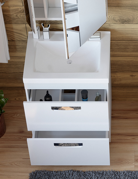 Тумба под раковину VIGO Plaza 60 см n.PLA.FOS.60.2Y