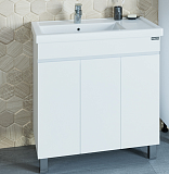 Мебельная раковина Фостер 80 со смещенной чашей