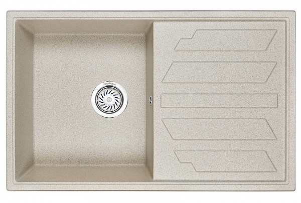 Мойка кухонная Granula прямоугольная кварц 8002, ПИРИТ