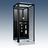 Душевая кабина Loranto Selak CS 126-3A R 90х100х215 см черная