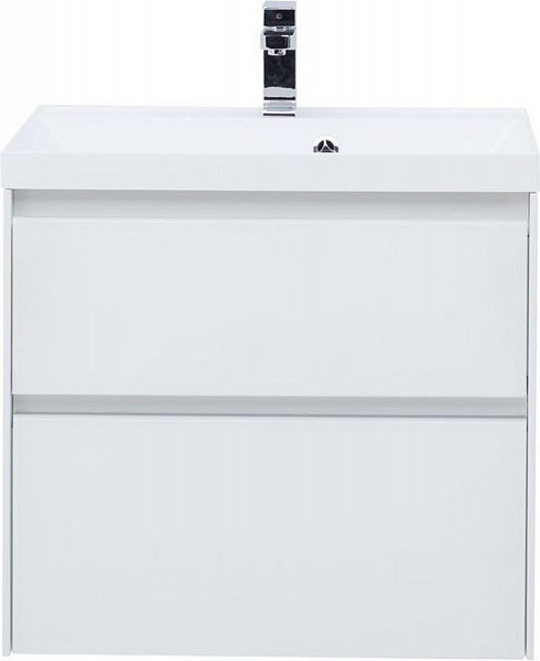 Тумба под раковину Aquanet Гласс 60 белый 00196961