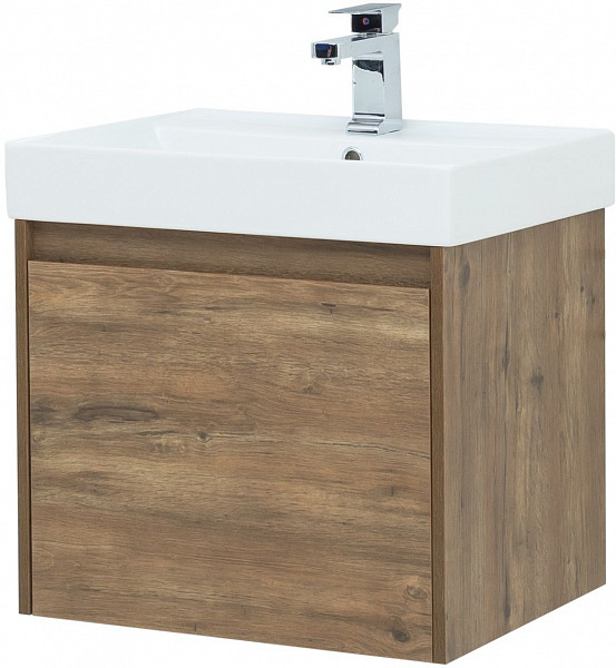 Тумба под раковину Aquanet Nova Lite 60 дуб рустикальный (1 ящик) 00249511