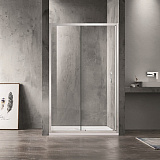 Душевая дверь Azario MILTON (раздвижная) 1200х2000, пофиль серебро