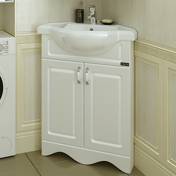 Тумба под раковину напольная Верона 60 угловая Санта 700213