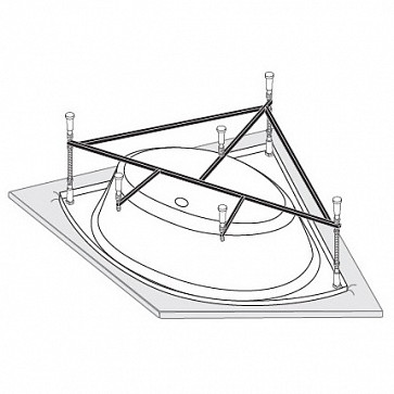 Каркас к ванне Vagnerplast  Athena 150x150