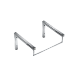 Полотенцедержатель для раковины 50 хром глянцевый