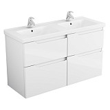 Тумба Hella stor 120, белый лак