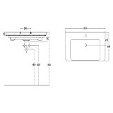 Раковина для тумбы Sanovit Luxury 105 11105-KL
