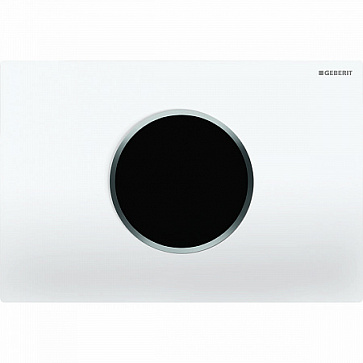 Клавиша смыва Geberit Sigma 10 115.907.KL.1 белый, хром