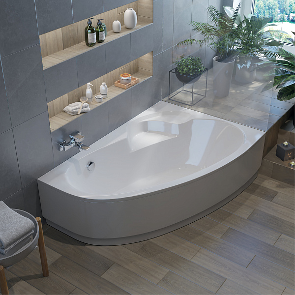 Ванна акриловая "KOLLER POOL" Karina 1600х1050 L KARINA160X105L