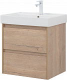 Тумба под раковину Aquanet Nova Lite 60 дуб крафт (2 ящика) 00287901