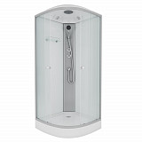 Душ.каб. NG-4301-14 (900х900х2150) низкий поддон(13см) стекло МАТОВОЕ 3 места