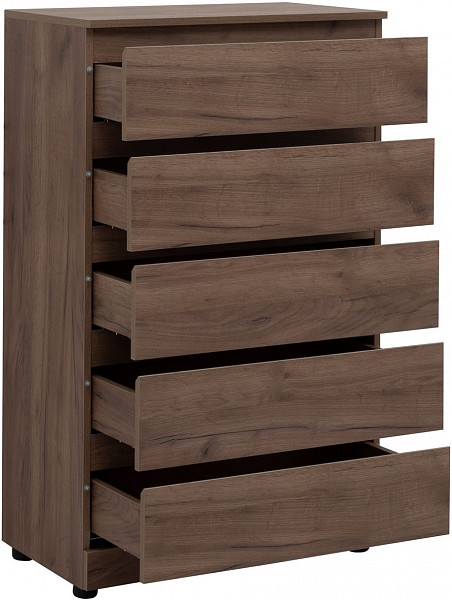 Комод Aquanet Сканди 700x400 Дуб крафт (5 ящиков) 00302552