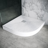 Поддон полукруг белый (90*90*2,5) Strong