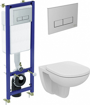 Унитаз подвесной с инсталляцией Ideal Standard W990101