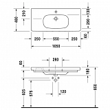 Раковина Duravit D-code 03421000002