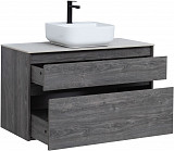 Тумба под раковину Aquanet Nova Lite 100 дуб рошелье (2 ящика) 00242582