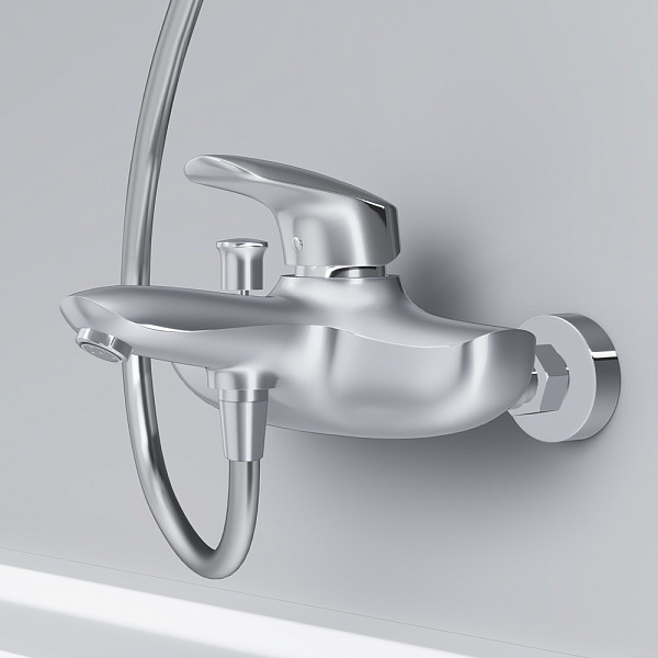 F5310032 Bliss L, смеситель для ванны/душа, излив 195 мм, хром, шт