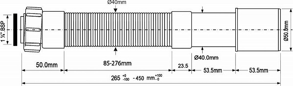 Гофра McAlpine MRMF6-045