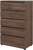 Комод Aquanet Сканди 800x480 Дуб крафт (6 ящиков) 00302546