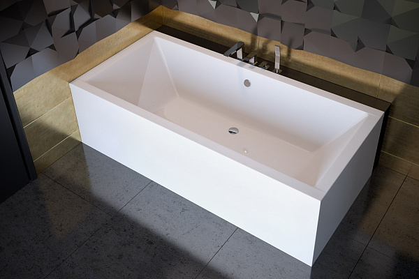 Акриловая ванна Besco Quadro 155x70 WAQ-155-PK