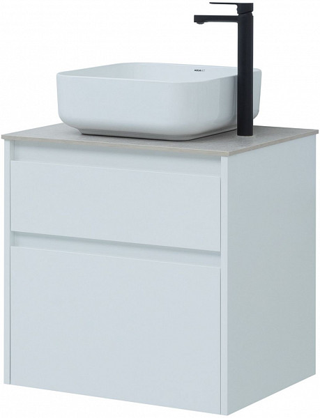 Тумба под раковину Aquanet Nova Lite 60 белый (2 ящика) 00242575