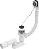 Слив-перелив для ванны AlcaPlast A501 с цепочкой