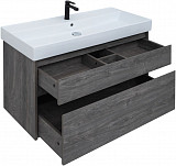 Тумба под раковину Aquanet Nova Lite 100 дуб рошелье (2 ящика) 00242582