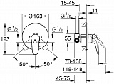Смеситель для душа Grohe Eurostyle 23725003