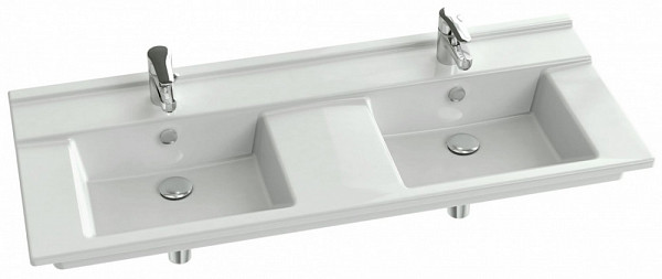Двойная подвесная раковина-столешница Jacob Delafon Struktura 120х48 см EXF112-00
