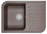 Мойка кухонная Granula прямоугольная кварц 7001, ЭСПРЕССО