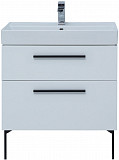 Тумба под раковину Aquanet Nova 75 белый (2 ящика) 00242262