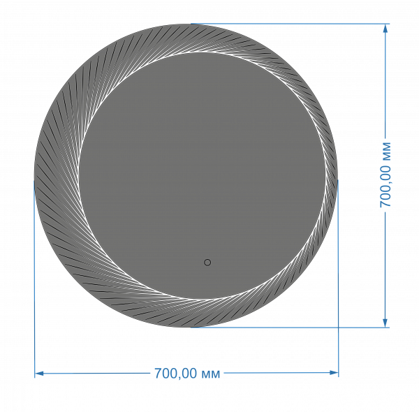 Зеркало VIGO Alba 70 см Alba Classic 1-700