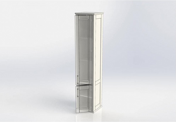 Пенал Aquanet Бостон 36 L белый матовый 00209680