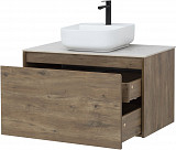 Тумба под раковину Aquanet Nova Lite 90 дуб рустикальный (1 ящик) 00249517
