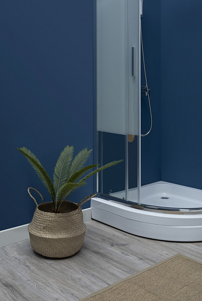 Душевой уголок Aquanet Practic AE10-Q-90x90U-CP 900x900, прозрачное, матовое стекло AE10-Q-90x90U-CP