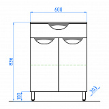 Комод Style Line Жасмин 60х84