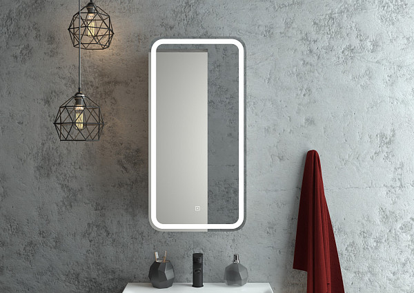 Зеркало-шкаф Континент "Elliott LED" 400х800 левый