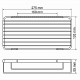 Полка металлическая Wasserkraft K-722
