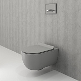 Чаша унитаза подвесного Bocchi V-Tondo 1416-006-0129, серый матовый