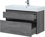 Тумба под раковину Aquanet Nova Lite 100 дуб рошелье (2 ящика) 00242582