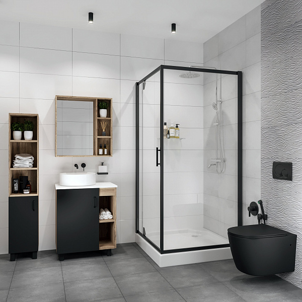 Душевой уголок Niagara Nova 100х100х190 NG- 6602-08 BLACK