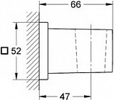 Настенный держатель Grohe Euphoria Cube 27693000