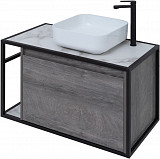 Тумба под раковину Aquanet Nova Lite Loft 90 R дуб рошелье 00261655